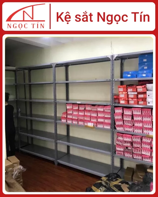 Kệ V Lỗ 6 Tầng NTKSVL83 Dài 1m x Rộng 0.3m x Cao 2.4m